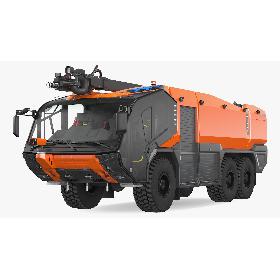 Firefighting Truck 6x6 3D